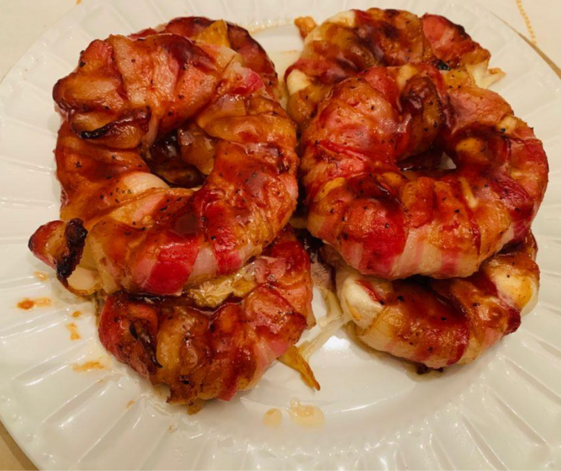 BACON WRAPPED Donuts in 10 Minutes